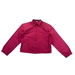 Vintage Ralph Lauren Harrington Bomber Jacket Pink Woman's Small